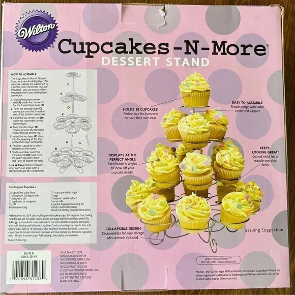 Wilton Cupcakes-N-More Dessert Stand - Picture 2 of 4